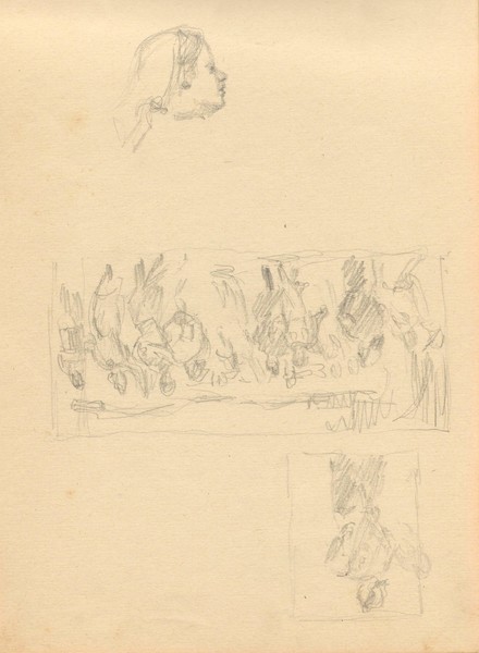 Лист из альбома. Танцующие.