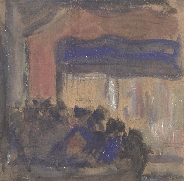 Зрители в клубе на спектакле. Смоленск.