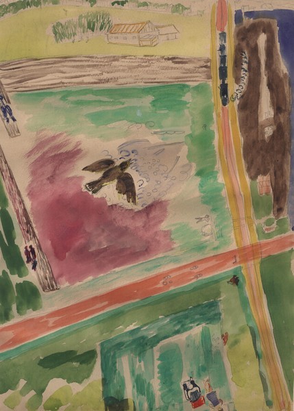 Вид из окна.