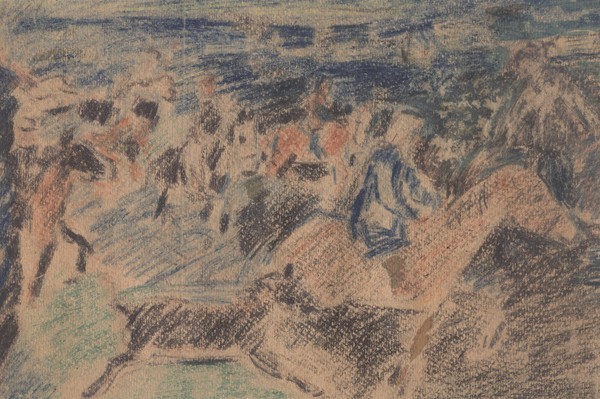 Табун лошадей.