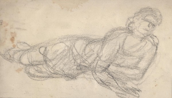 Лежащая женщина.