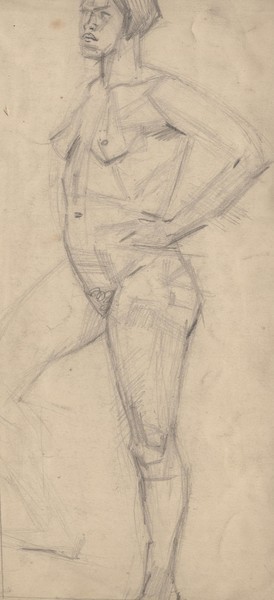 Обнажённая.