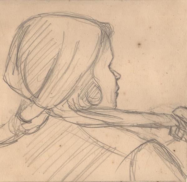 Женщина в платке.