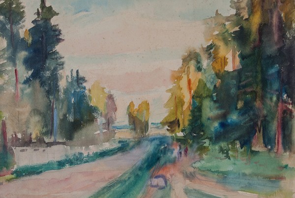 Лесной пейзаж.