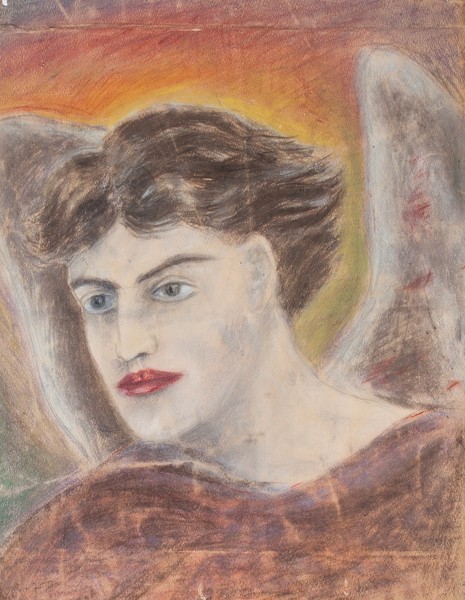 Ангел. (На обороте "Мужчины в  тюремной камере").