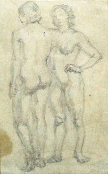 Две натурщицы. Ню.