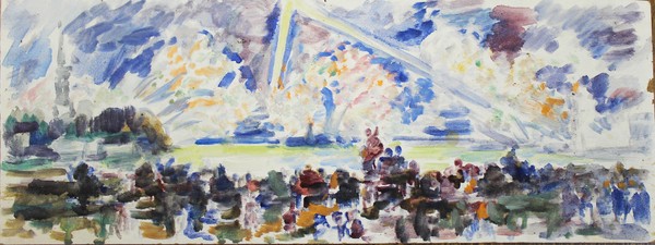 Ленинград. День Победы (эскиз).