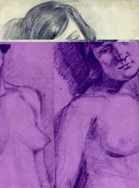 Натурщица. Ню.