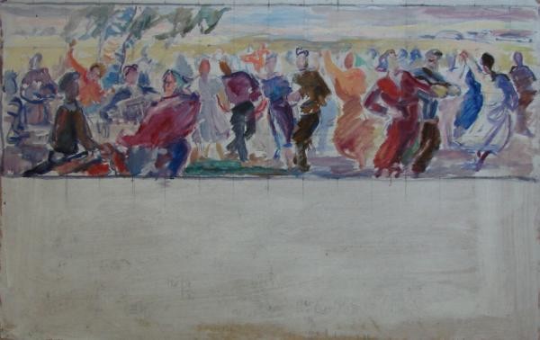 Эскиз композиции.