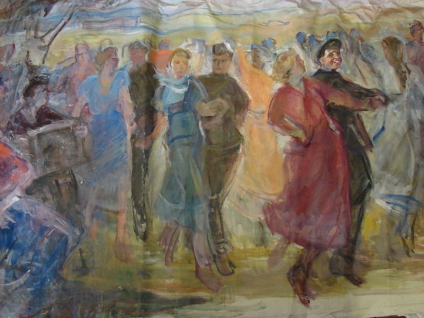 Эскиз Сельский праздник.