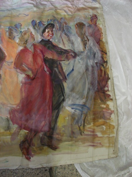 Эскиз Сельский праздник.