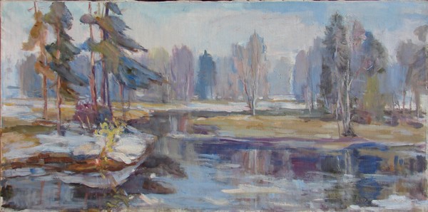 Ранней весной.