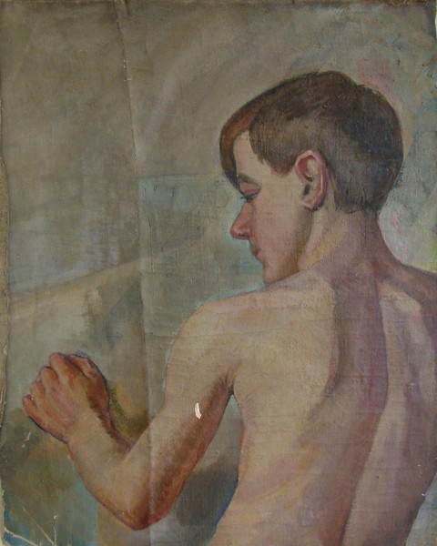 Натурщик. Эскиз.