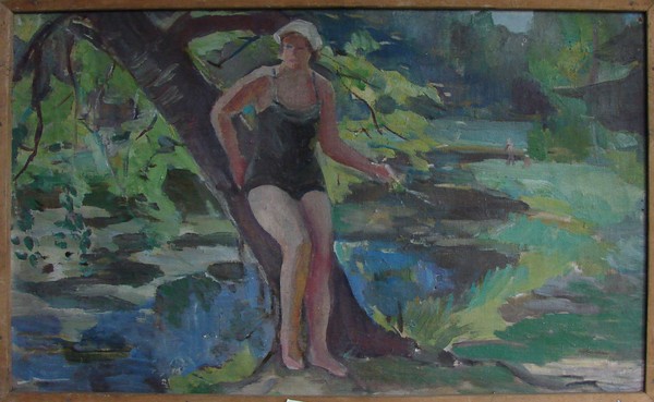 Перед купанием.