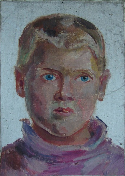 Голова мальчика.