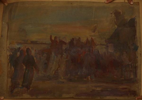 Эскиз к жанровой экспозиции.