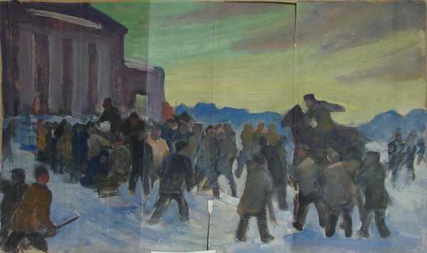 Разгон демонстрации.