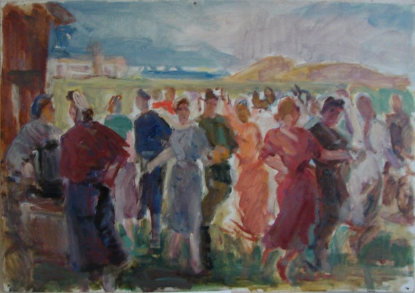 Танцующие пары.