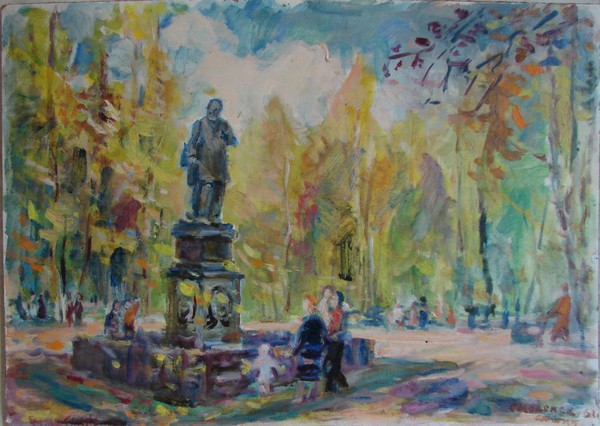 Памятник Глинке на Блонье.