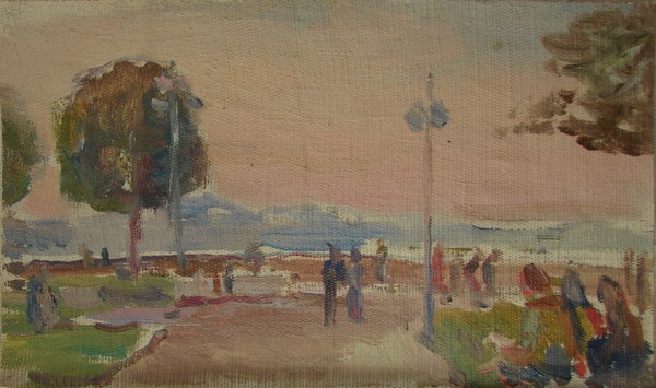 Этюд На курорте.