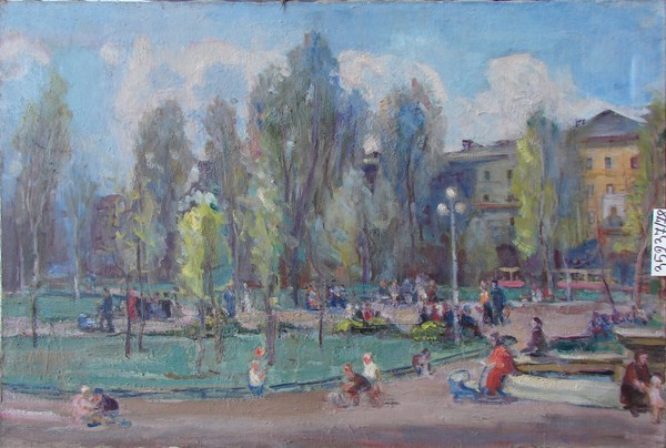 Весной в парке.