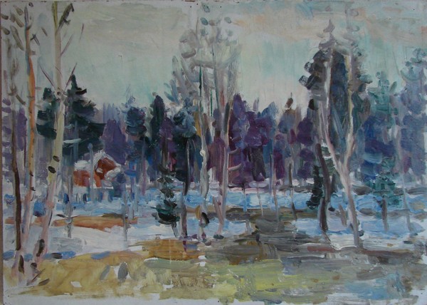 Ранней весной.