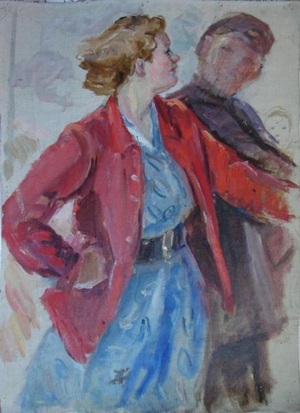 Танцующая пара.