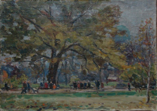 Под дубом. Гатчина.